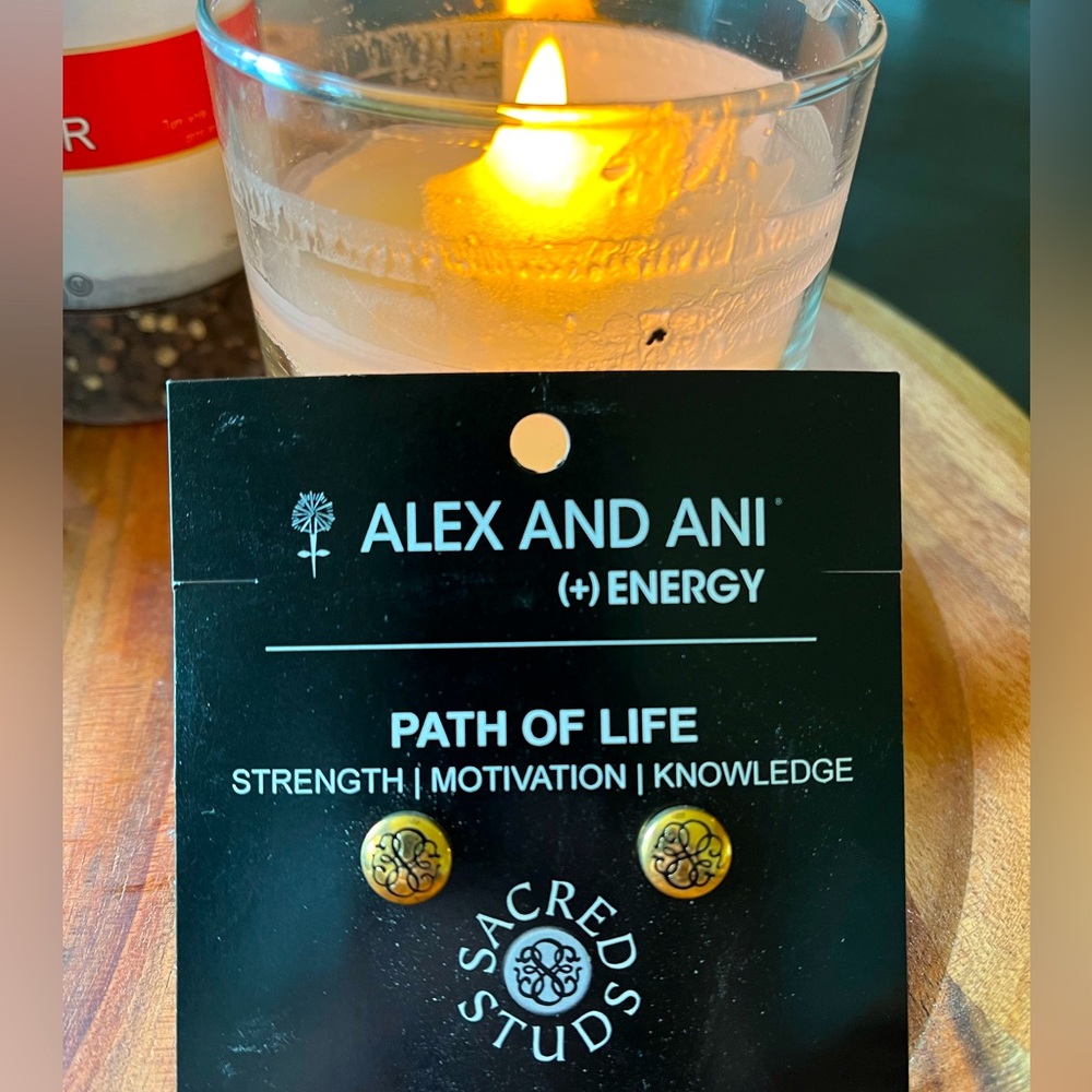 Alex and Ani “Path of Life” Earrings 💛